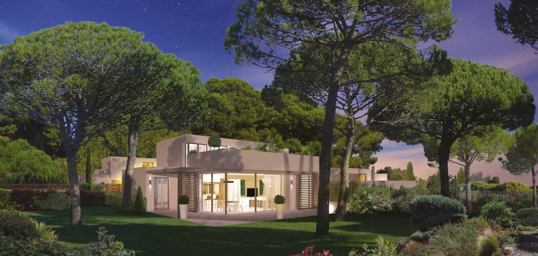 Programme immobilier neuf Le Parc aux Ecureuils - Marseille : maisons neuves dans le quartier Sormiou, vues sur les Calanques (13009) - Référence : 8607