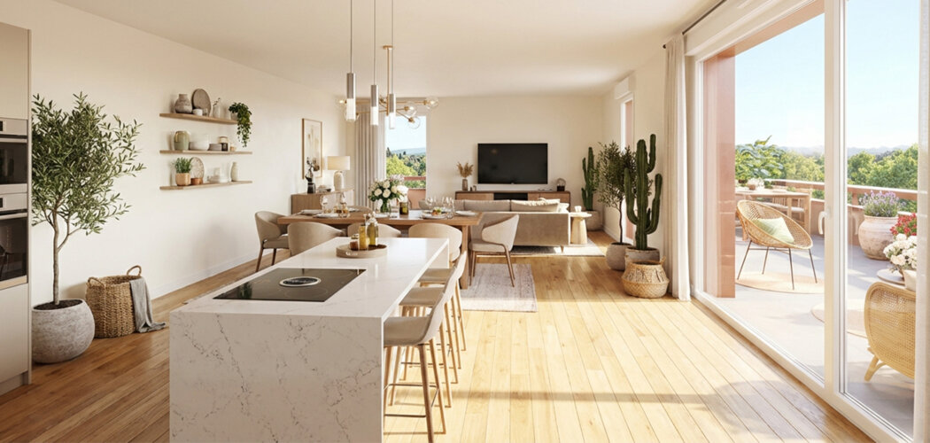 Programme immobilier neuf Résidence Marjorelle - Miramas cadre provençal à deux pas du centre et proche mer (13140) - Référence : 14033