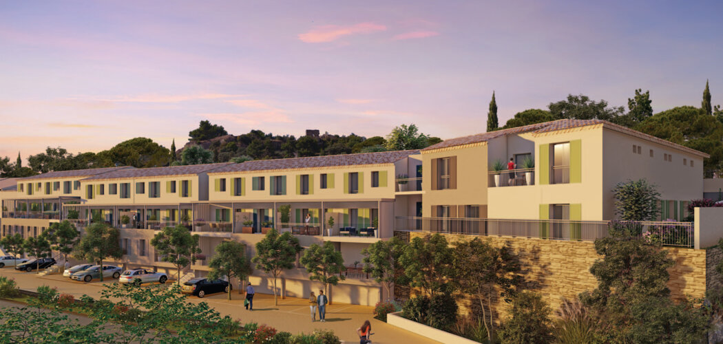 Programme immobilier neuf Les Reflets de Fontvieille - Rognes résidence intimiste situé au centre du village (13840) - Référence : 13223