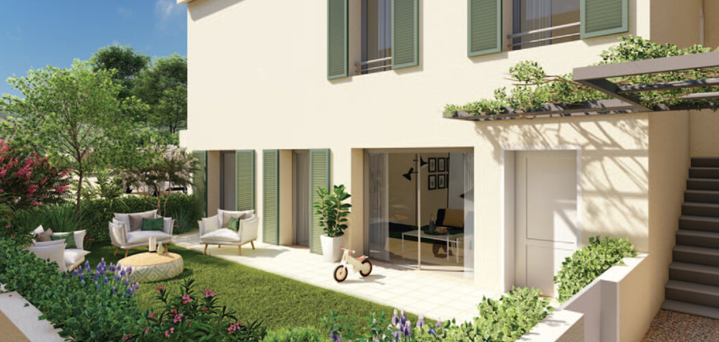 Programme immobilier neuf Les Reflets de Fontvieille - Rognes résidence intimiste situé au centre du village (13840) - Référence : 13223