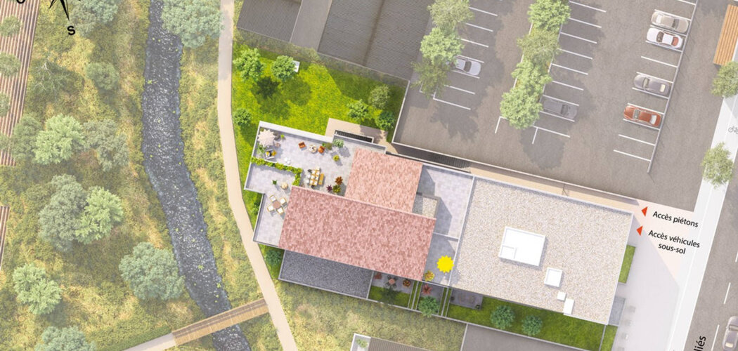 Programme immobilier neuf COTE RIVES - Roquevaire : logements neufs T2-T3 avec terrasses et panorama sur le Garlaban (13360) - Référence : 2626