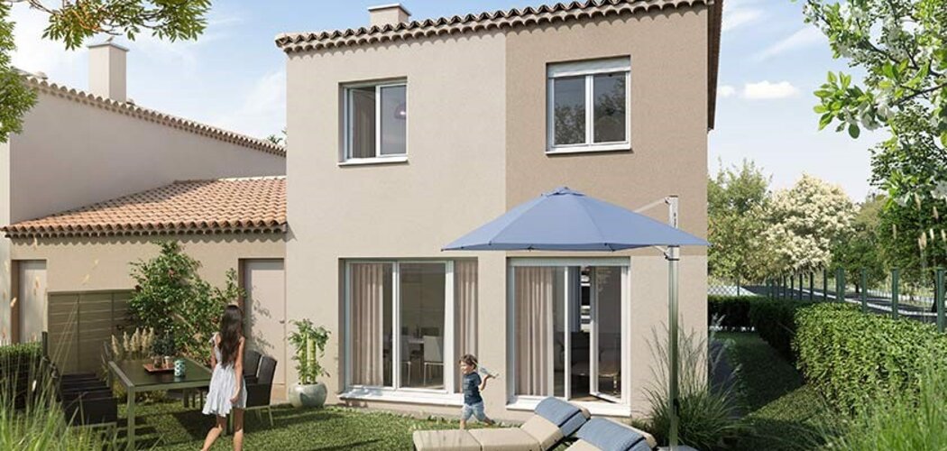 Programme immobilier neuf Bastide sainte victoire - Saint-Mitre-les-Remparts : Résidence T4–T5 avec cadre boisé et confort optimisé proche des espaces naturels (13920) - Référence : 5806
