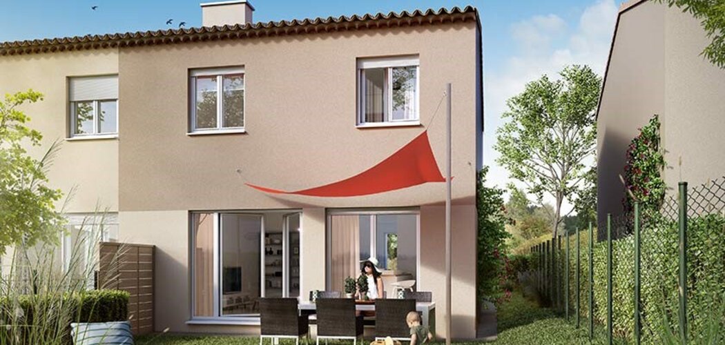 Programme immobilier neuf Bastide sainte victoire - Saint-Mitre-les-Remparts : Résidence T4–T5 avec cadre boisé et confort optimisé proche des espaces naturels (13920) - Référence : 5806