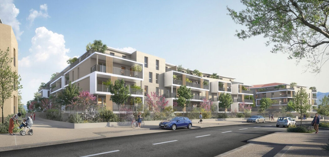 Programme immobilier neuf TERRASSES VICTORIA - Trets adresse neuve au pied de la montagne Sainte-Victoire (13530) - Référence : 17284