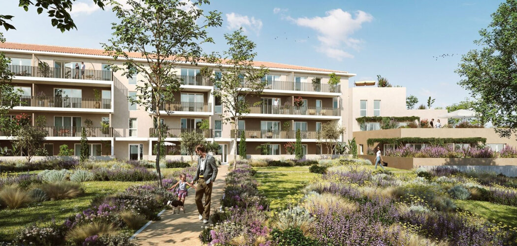 Programme immobilier neuf TERRASSES VICTORIA - Trets adresse neuve au pied de la montagne Sainte-Victoire (13530) - Référence : 17284