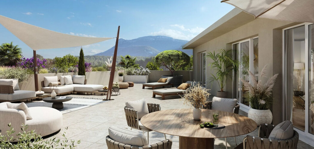 Programme immobilier neuf TERRASSES VICTORIA - Trets adresse neuve au pied de la montagne Sainte-Victoire (13530) - Référence : 17284