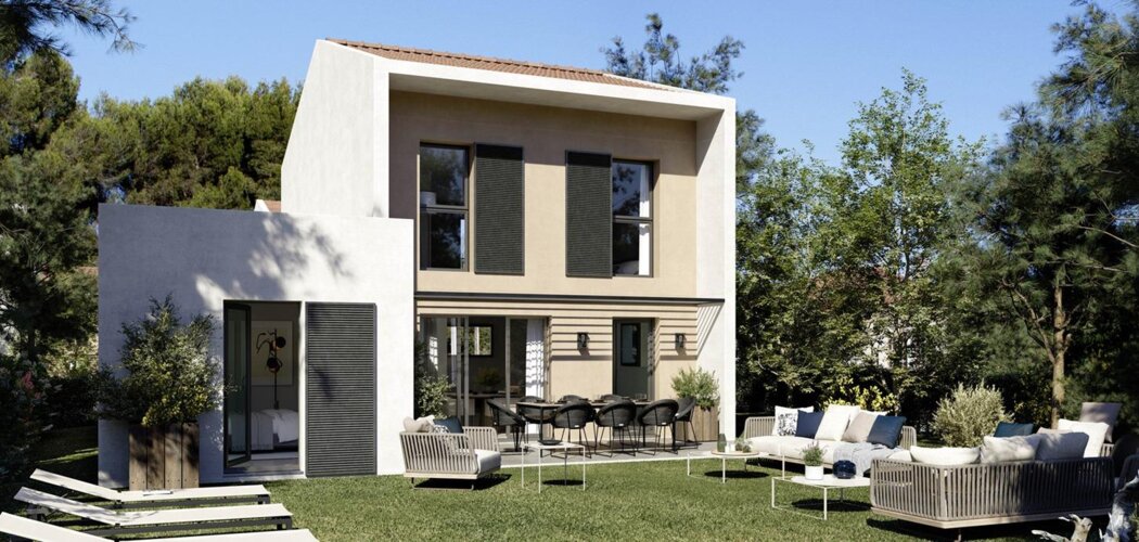 Programme immobilier neuf DOMAINE DES DAMES - Ventabren : Résidence T3–T6 avec cadre durable et confort optimisé proche des commodités (13122) - Référence : 12865