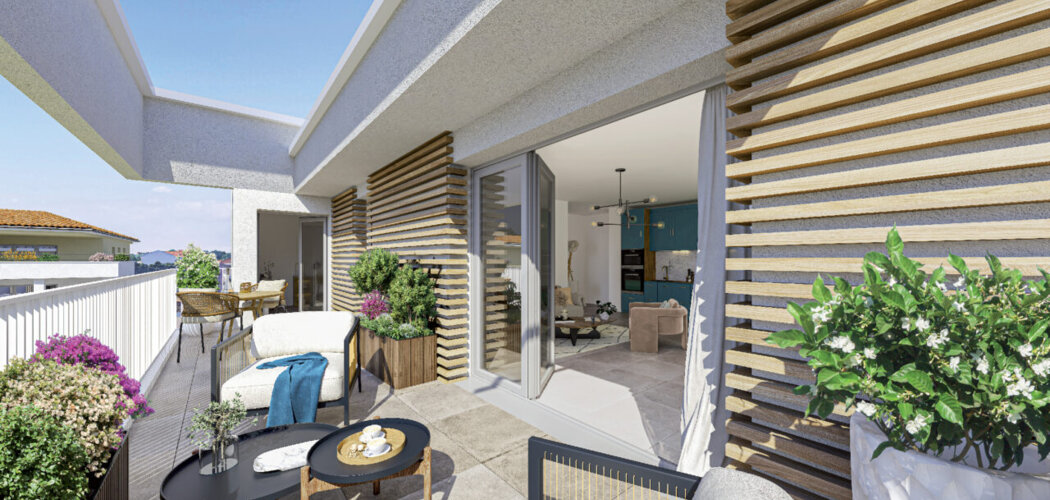 Programme immobilier neuf Les Boiseries du Parc - Vitrolles : logements neufs T2–T4 proche des commodités (13127) - Référence : 14425