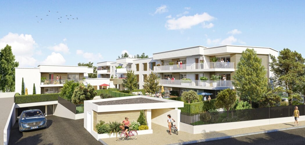 Programme immobilier neuf Les Boiseries du Parc - Vitrolles : logements neufs T2–T4 proche des commodités (13127) - Référence : 14425