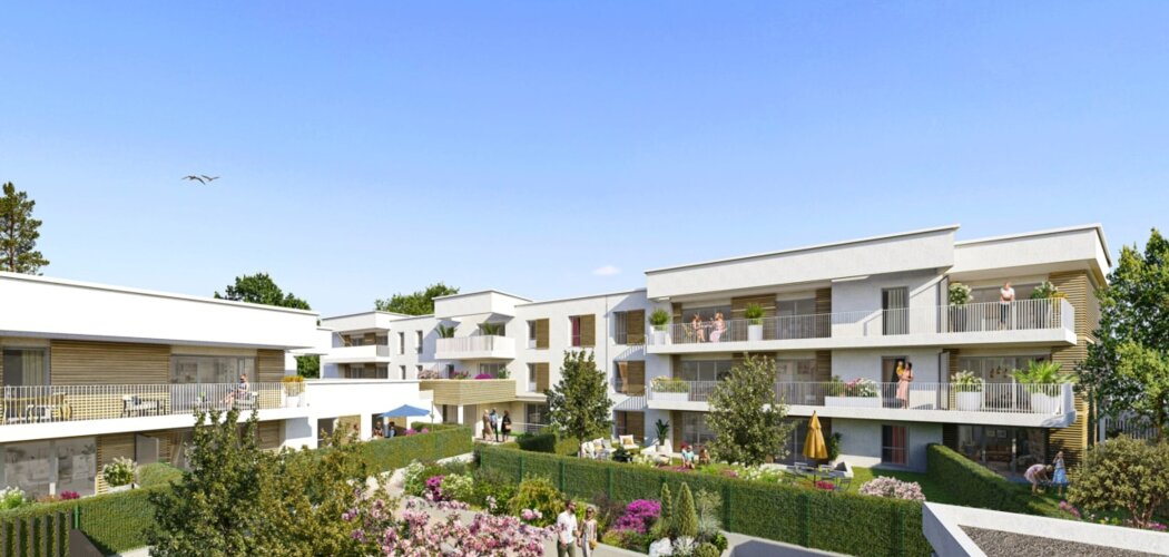 Programme immobilier neuf Les Boiseries du Parc - Vitrolles : logements neufs T2–T4 proche des commodités (13127) - Référence : 14425